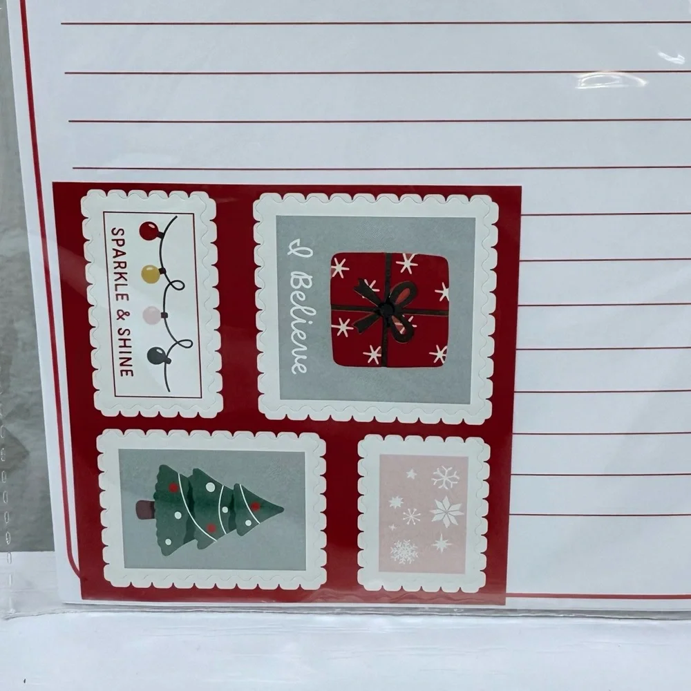 3 for $15 SALE Letter to Santa Kit, supplies for 4 letters, Target Bullseye